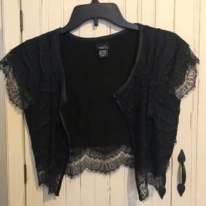Rue 21 scalloped lace shrug